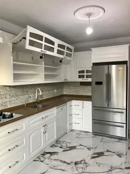 İpek Mat Beyaz Lake Mutfak ve Blum Donanım